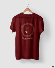 printed t shirts - Om sweet om  - MUSELOT