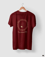 Om sweet om printed t shirts