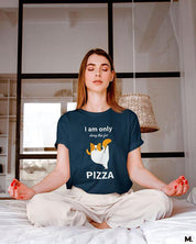 printed t shirts - Anything for Pizza  - MUSELOT