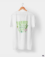 Plants make people happy printed t shirts