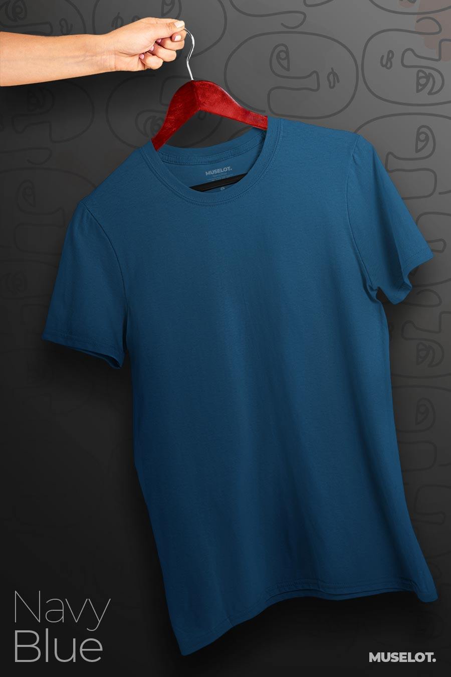 Unisex plus size t shirts in dark solid colors | XL - 5XL