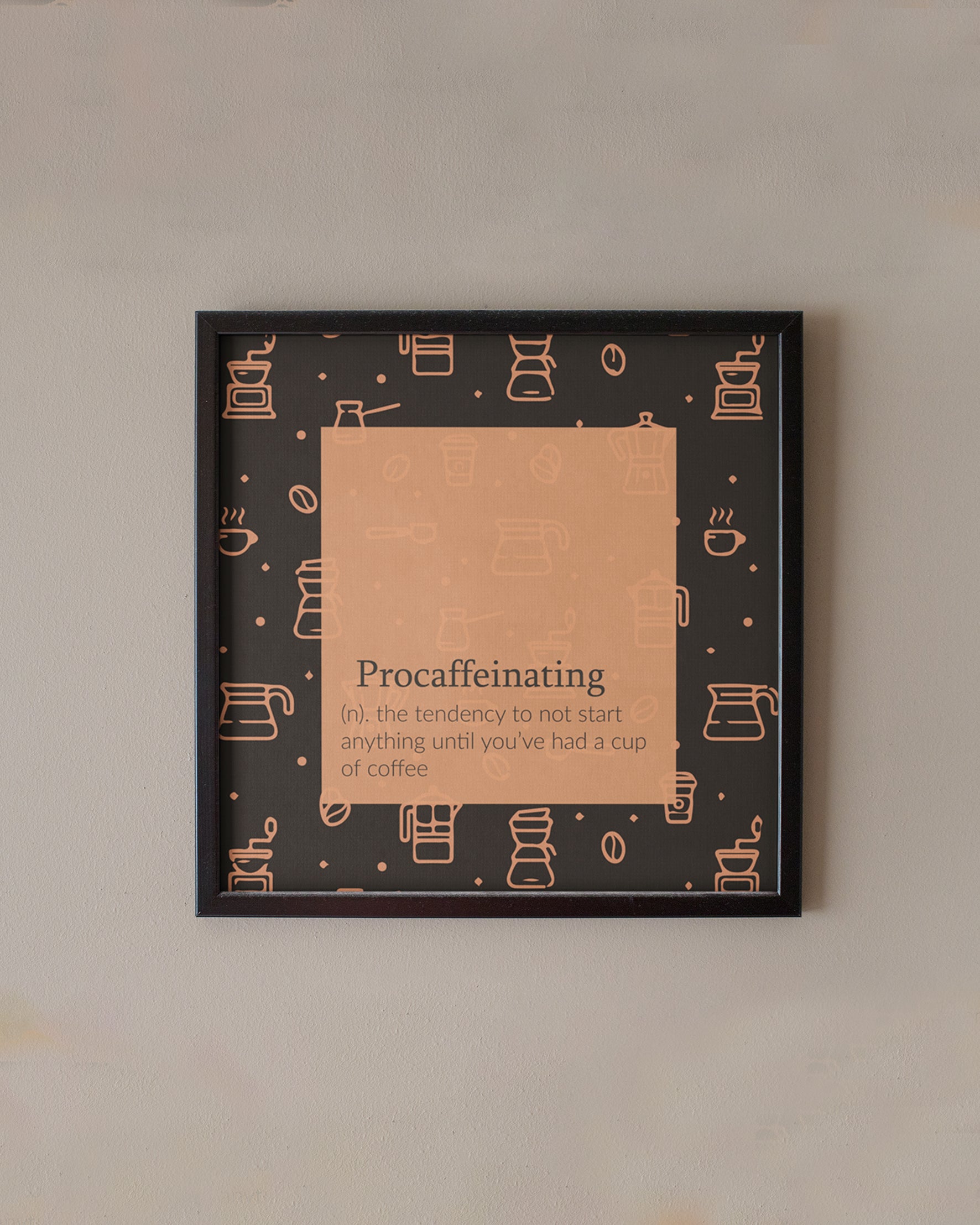 Procaffeinating printed posters for coffee lovers - Muselot