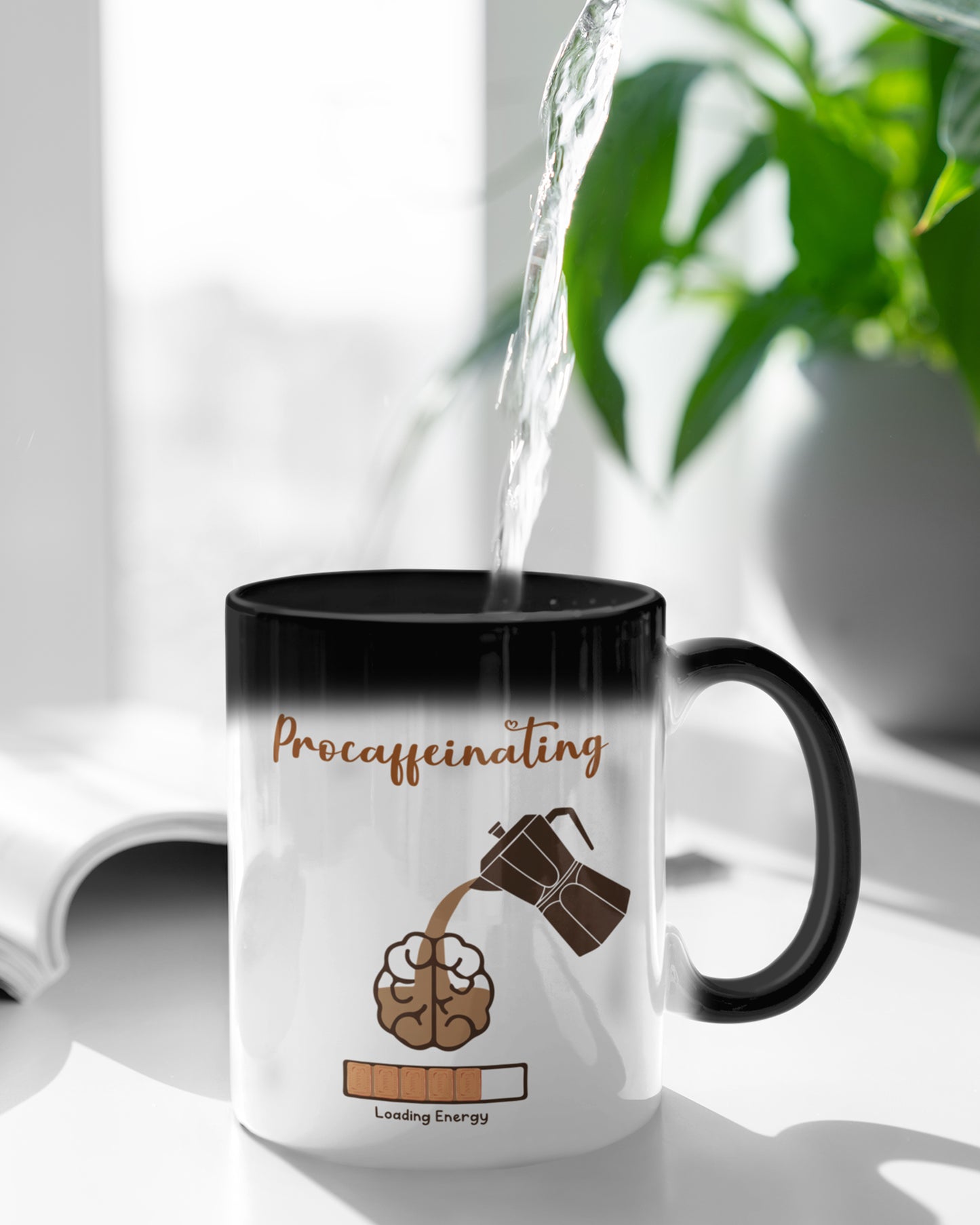 Procaffeinating magic printed mugs for coffee lovers - Muselot