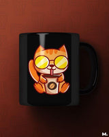 Purrfect Coffee printed mugs