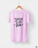 Reading is my Jam printed t shirts