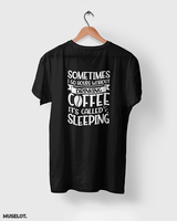 The coffeeholic printed t shirts
