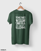 The coffeeholic printed t shirts