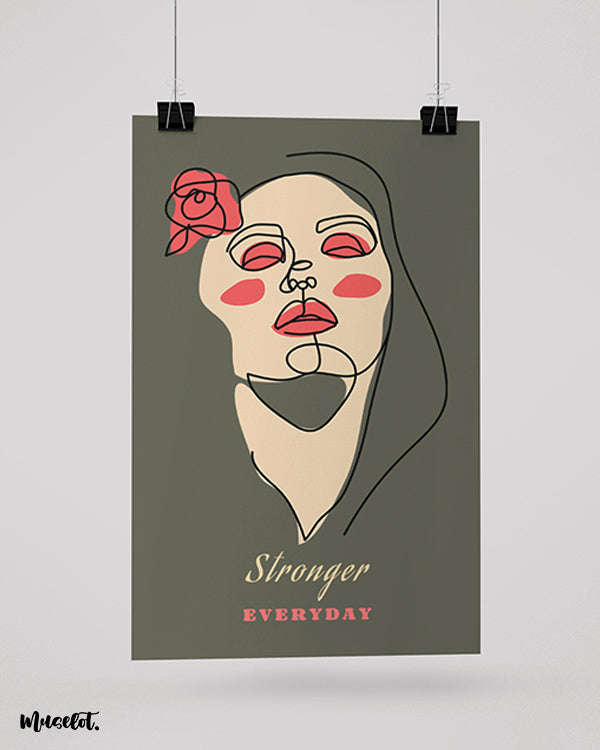 Strong everyday modern art illustrated poster - Muselot