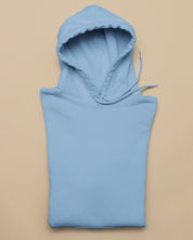 Subtle blue plain hoodies unisex - Muselot