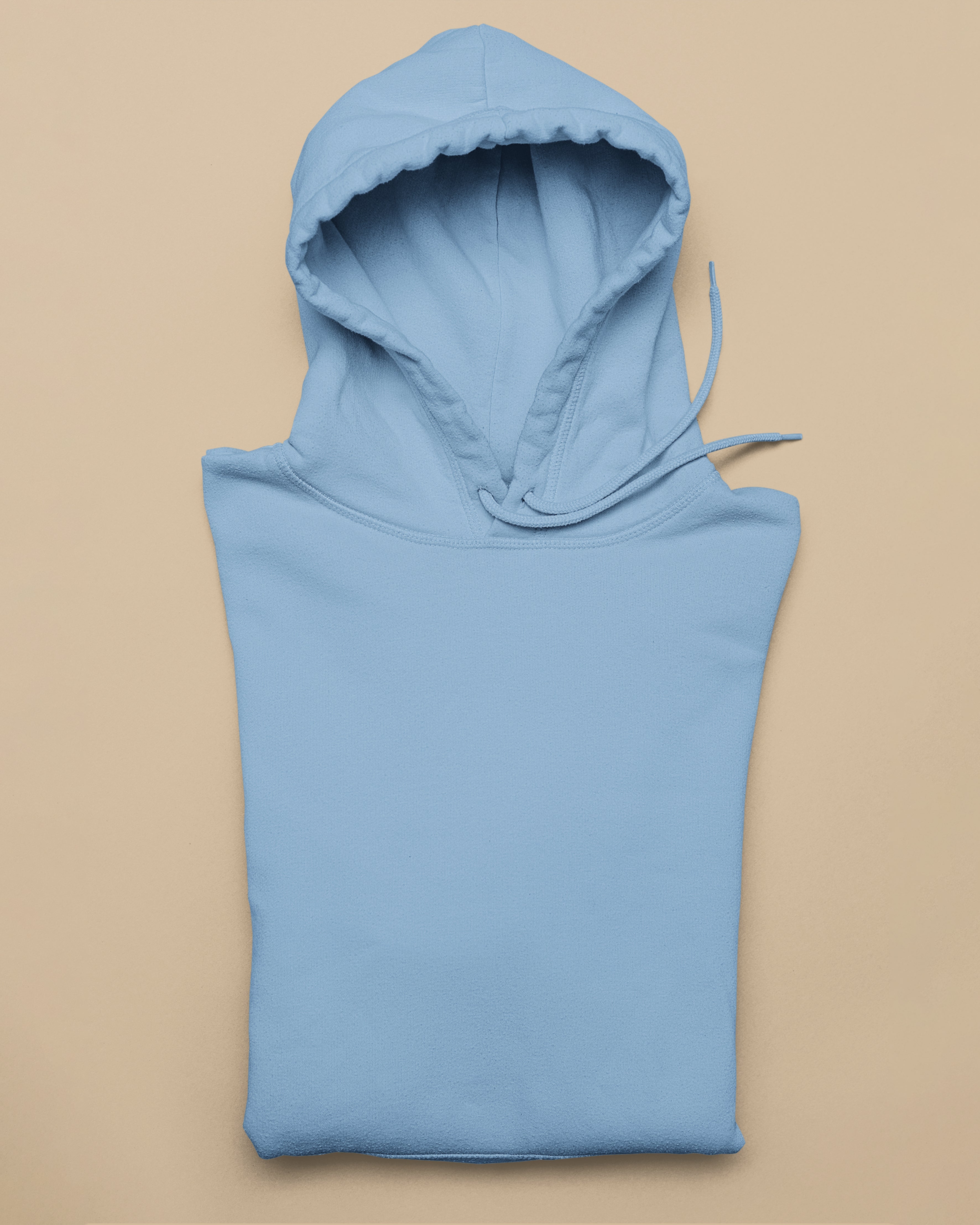 Subtle blue plain hoodies unisex - Muselot