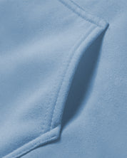 Subtle blue plain hoodies unisex - Muselot