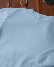 Plain blue sweatshirts for men and women - Muselot