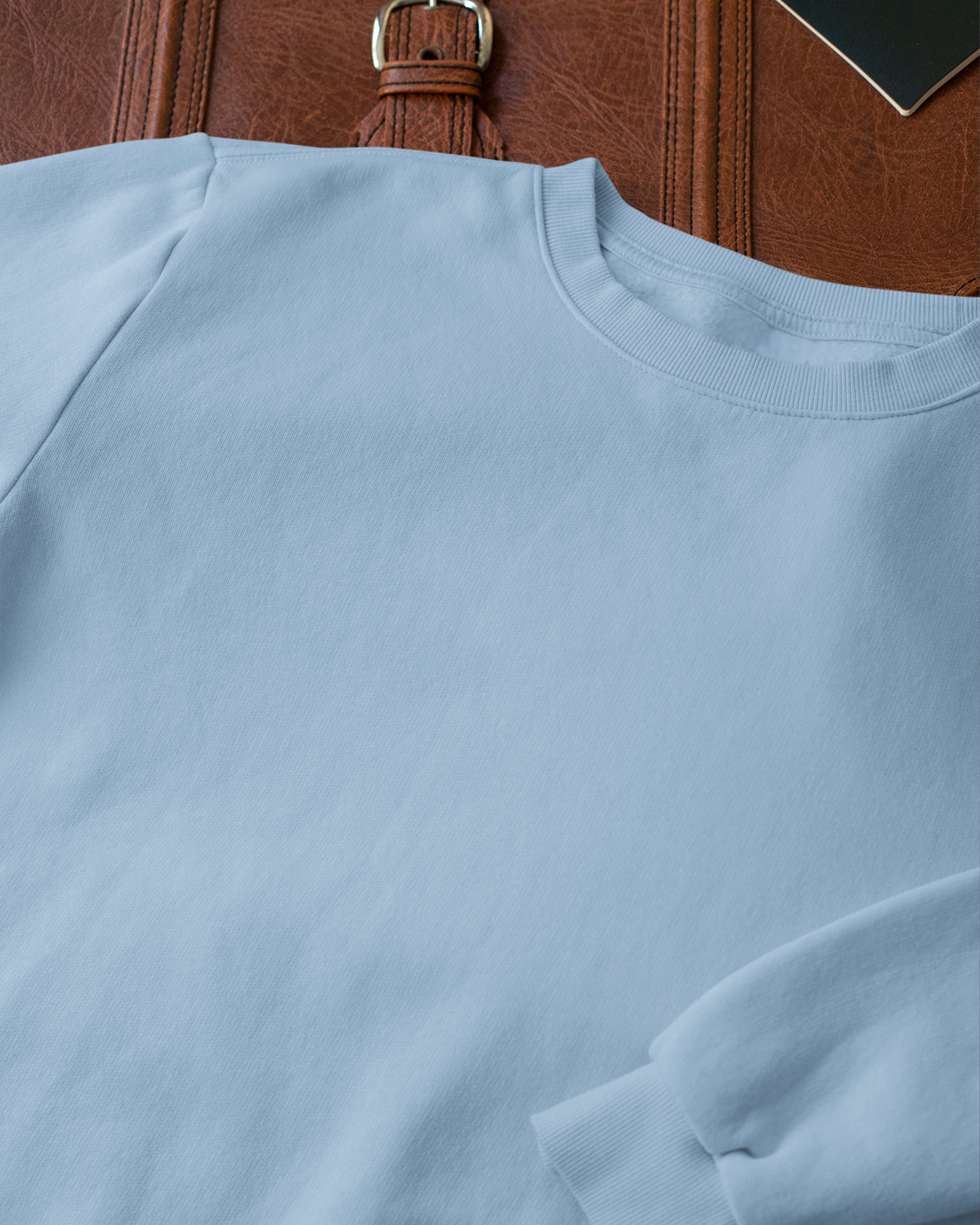 Plain blue sweatshirts for men and women - Muselot