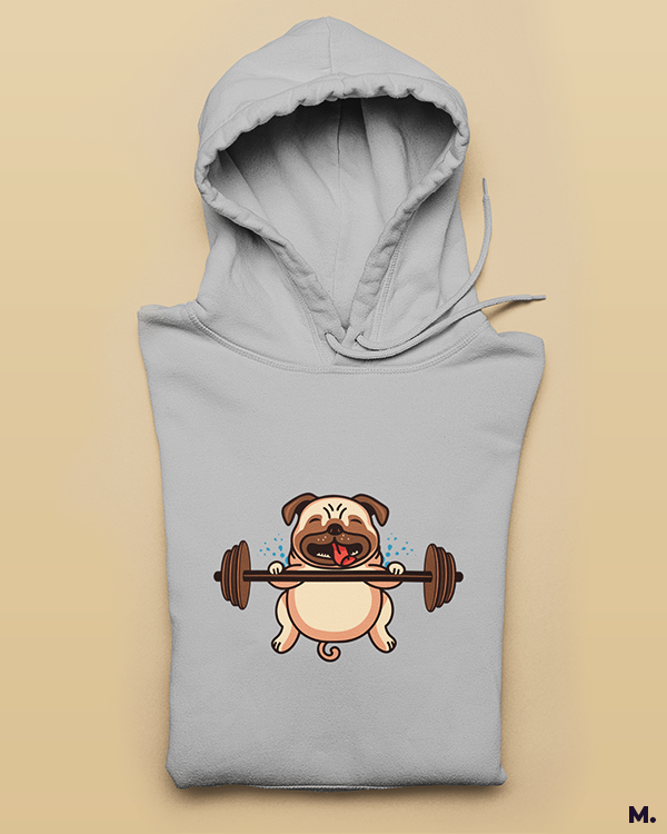 Sweat your guts out printed hoodies