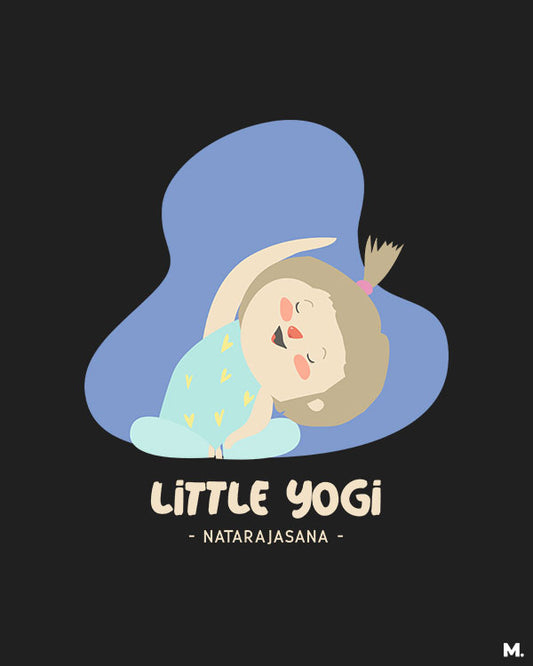 Printed hoodies - Little yogi natarajasana - MUSELOT