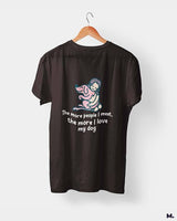 Dogs before humans printed t shirts