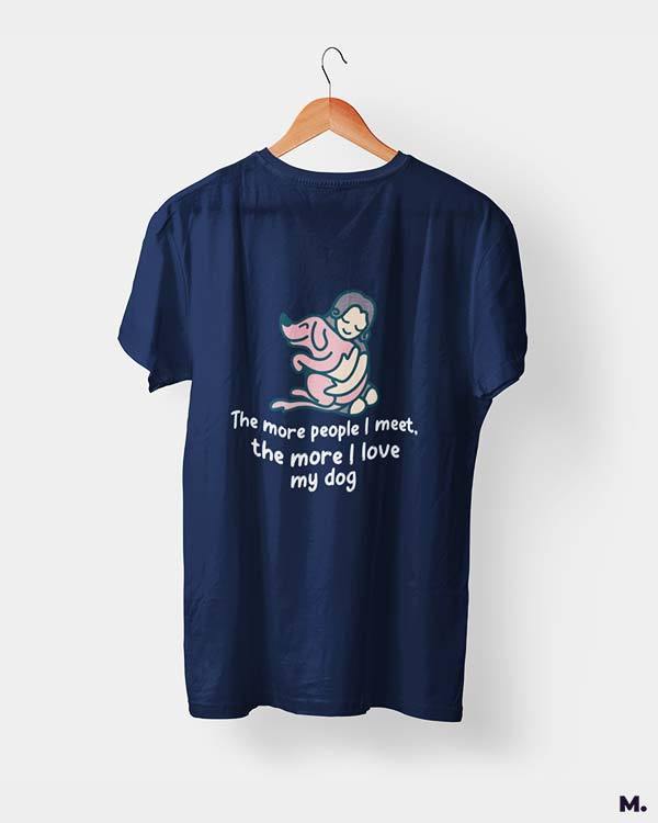 printed t shirts - Dogs before humans  - MUSELOT