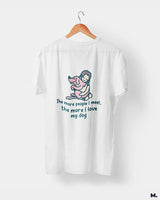 Dogs before humans printed t shirts