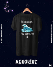 printed t shirts - The adaptable aquarian  - MUSELOT