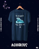 The adaptable aquarius printed t shirts