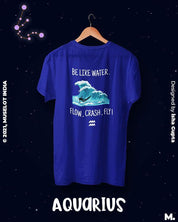 printed t shirts - The adaptable aquarian  - MUSELOT