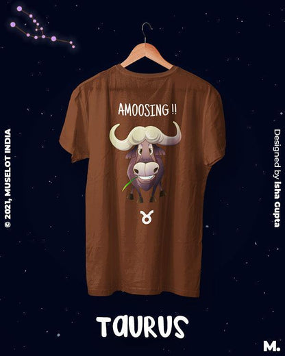 printed t shirts - The amusing taurus  - MUSELOT