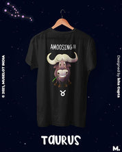 printed t shirts - The amusing taurus  - MUSELOT