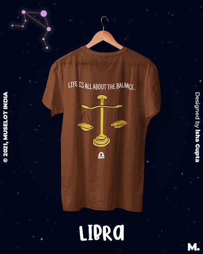 printed t shirts - The balanced libras  - MUSELOT