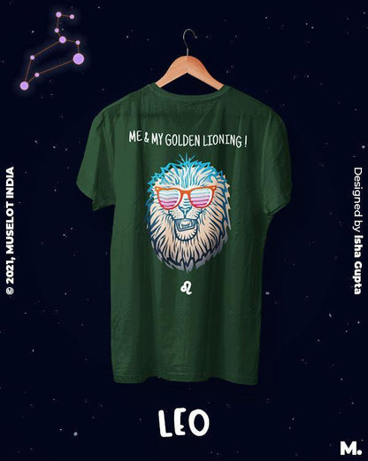 printed t shirts - The brave leo  - MUSELOT