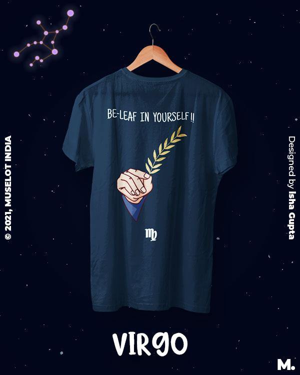 Zodiac themed printed t shirts for loyal Virgos | Muselot