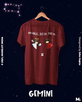 The mysterious gemini printed t shirts