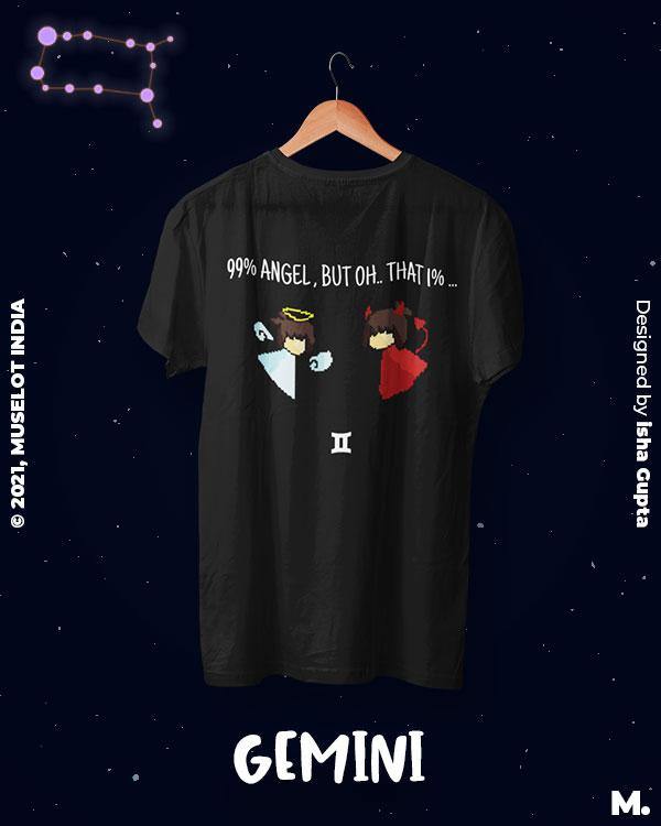 printed t shirts - The mysterious gemini  - MUSELOT