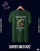 The problem-solving sagittarian printed t shirts