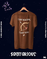 The problem-solving sagittarian printed t shirts