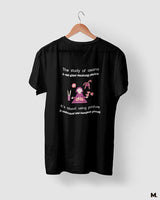 Yoga to transform oneself printed t shirts