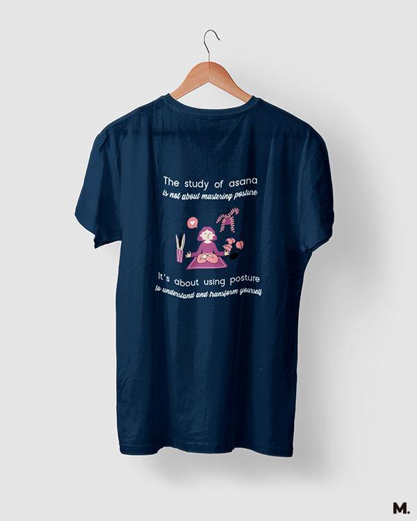 printed t shirts - Yoga to transform oneself  - MUSELOT