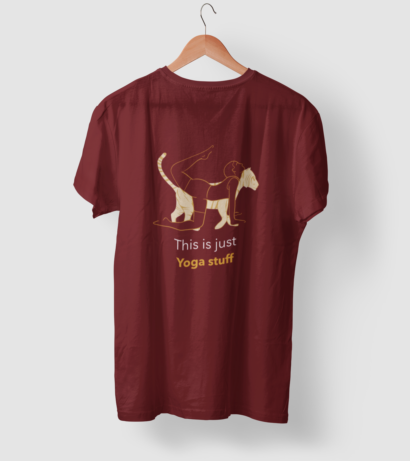 printed t shirts - This is just yoga stuff  - MUSELOT
