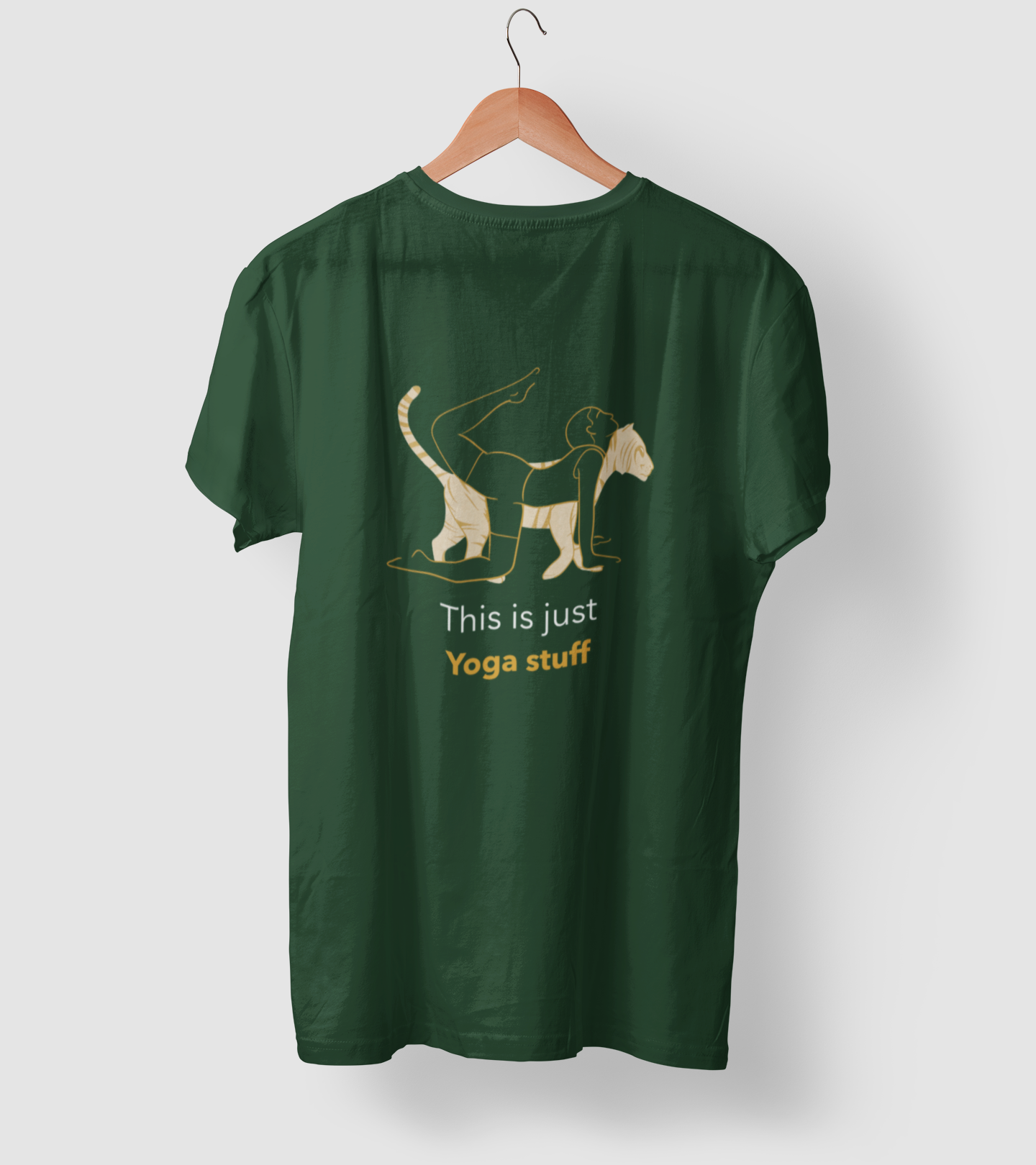 printed t shirts - This is just yoga stuff  - MUSELOT