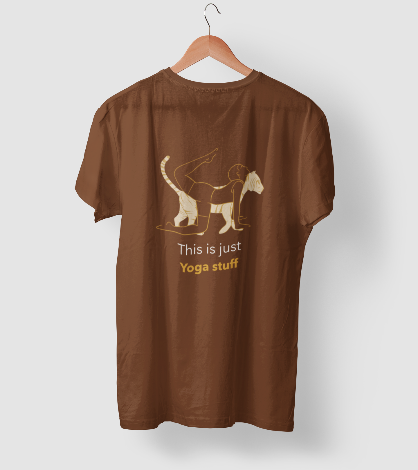 printed t shirts - This is just yoga stuff  - MUSELOT