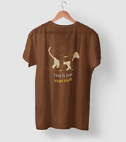 printed t shirts - This is just yoga stuff  - MUSELOT