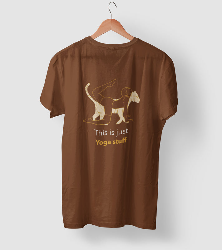 printed t shirts - This is just yoga stuff  - MUSELOT