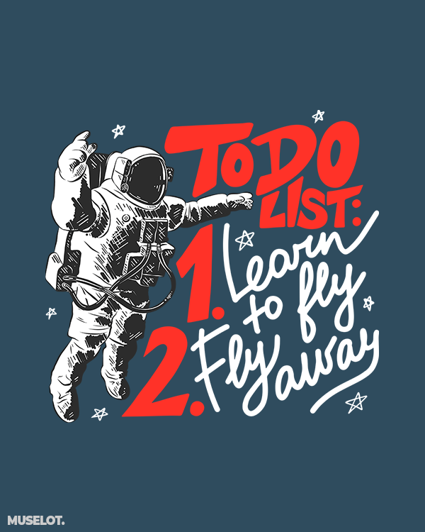 To do list of an astronaut 