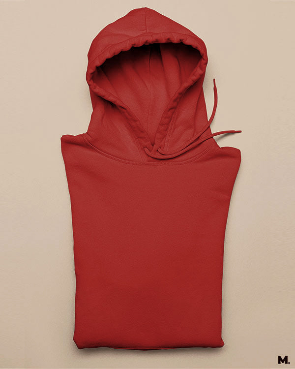 Classy plain Red hoodies
