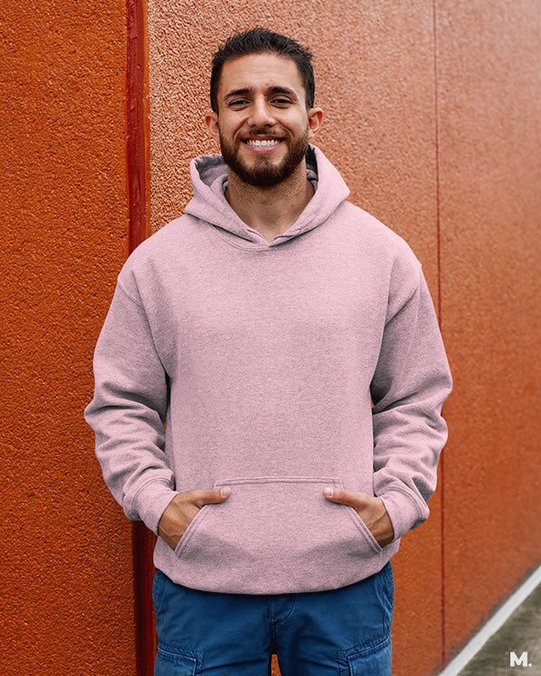 Pastel Hoodie Mens Pink Colorful Hoodies Mens Plain Pink Hoodie