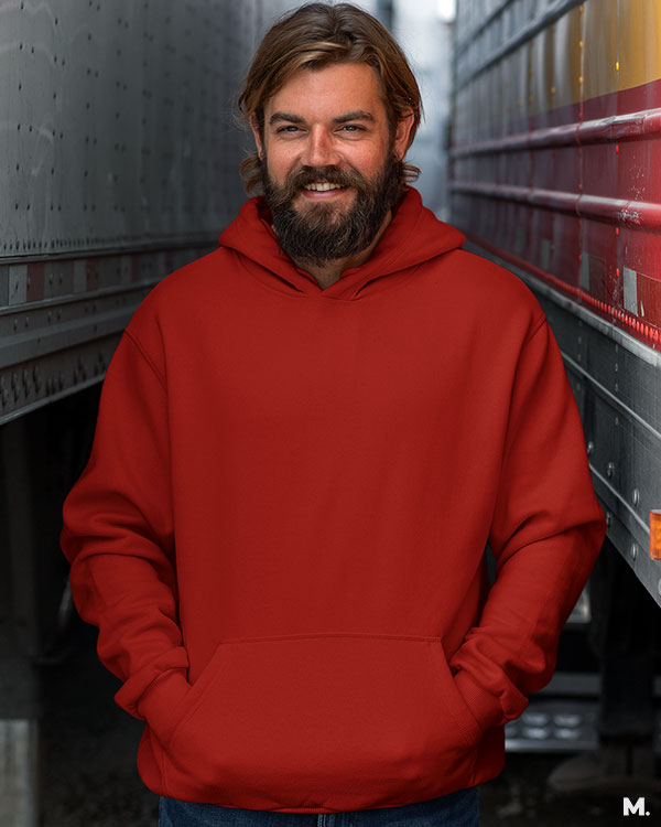 Plain maroon hoodies for men and women online - Muselot