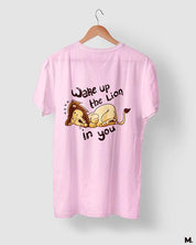 printed t shirts - Wake up the lion in you  - MUSELOT