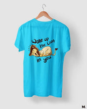 printed t shirts - Wake up the lion in you  - MUSELOT