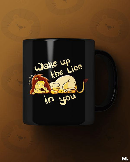 Printed mugs - Wake up the lion in you  - MUSELOT