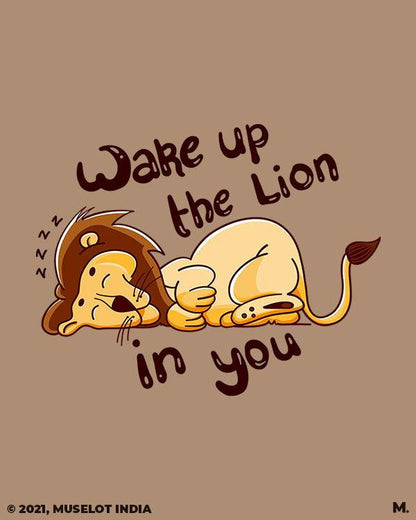 Printed notebooks - Wake up the lion in you  - MUSELOT