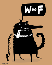 Woof art for dog lovers 